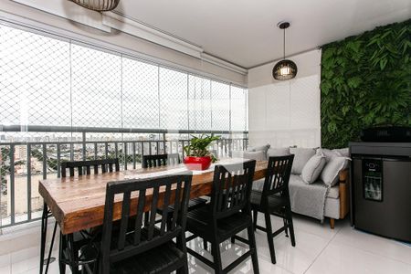 Varanda gourmet de apartamento à venda com 2 quartos, 69m² em Chácara Seis de Outubro, São Paulo