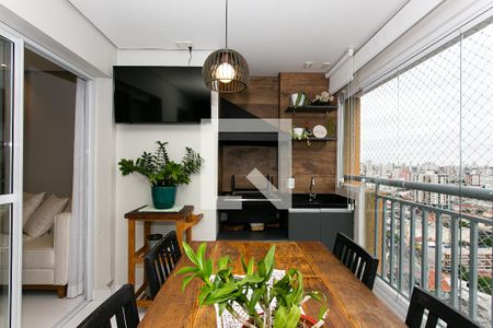 Varanda gourmet de apartamento à venda com 2 quartos, 69m² em Chácara Seis de Outubro, São Paulo