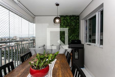 Varanda gourmet de apartamento à venda com 2 quartos, 69m² em Chácara Seis de Outubro, São Paulo