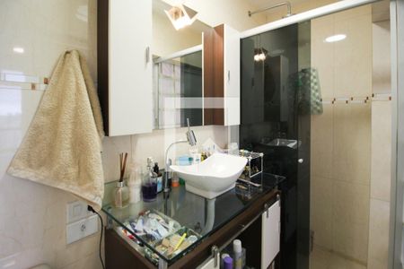 Banheiro da Suíte 1 de apartamento à venda com 3 quartos, 140m² em Indianópolis, São Paulo