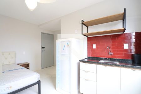 Sala/Quarto/Cozinha de kitnet/studio para alugar com 1 quarto, 20m² em Barra Funda, São Paulo