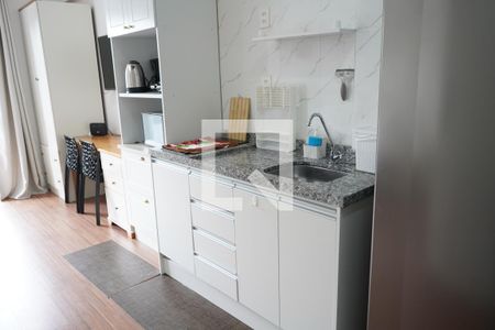 Cozinha de kitnet/studio para alugar com 1 quarto, 29m² em Belenzinho, São Paulo