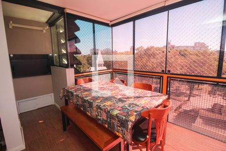 Varanda da Sala de apartamento à venda com 3 quartos, 94m² em Menino Deus, Porto Alegre
