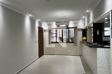 Sala de apartamento para alugar com 3 quartos, 90m² em Campo Grande, Santos
