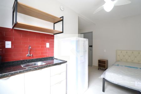 Sala/Quarto/Cozinha de kitnet/studio para alugar com 1 quarto, 20m² em Barra Funda, São Paulo