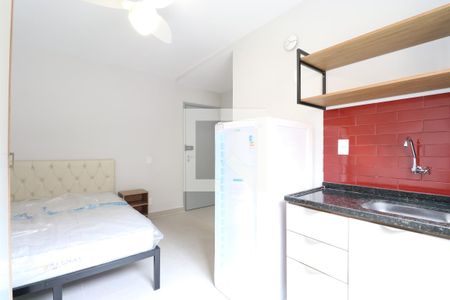 Sala/Quarto/Cozinha de kitnet/studio para alugar com 1 quarto, 20m² em Barra Funda, São Paulo