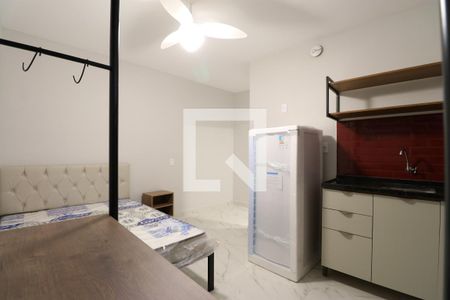 Sala/Quarto/Cozinha de kitnet/studio para alugar com 1 quarto, 20m² em Barra Funda, São Paulo