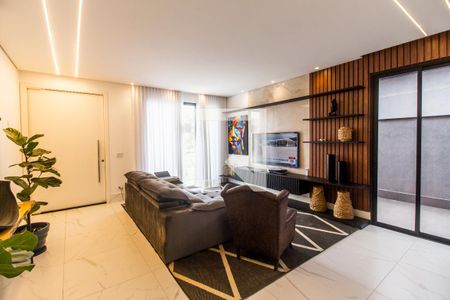 Sala  de casa de condomínio à venda com 4 quartos, 280m² em Residencial Burle Marx, Santana de Parnaíba