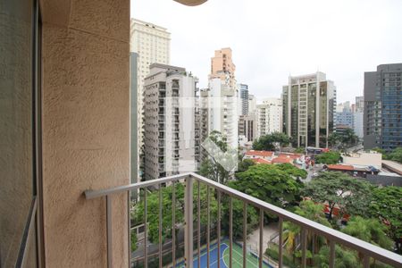 Varanda de apartamento para alugar com 1 quarto, 55m² em Vila Olímpia, São Paulo