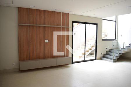 Sala de casa de condomínio para alugar com 3 quartos, 349m² em Bonfim Paulista, Ribeirão Preto