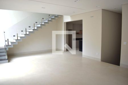 Sala de casa de condomínio para alugar com 3 quartos, 349m² em Bonfim Paulista, Ribeirão Preto