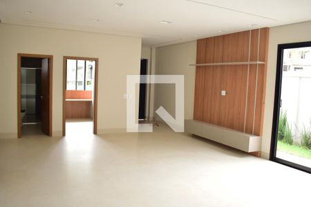 Sala de casa de condomínio para alugar com 3 quartos, 349m² em Bonfim Paulista, Ribeirão Preto
