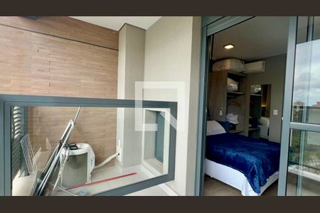 Varanda de kitnet/studio para alugar com 1 quarto, 25m² em Pinheiros, São Paulo