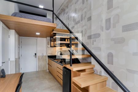 Sala/Cozinha de apartamento à venda com 2 quartos, 46m² em Jardim das Acacias, São Paulo