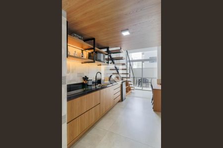 Sala/Cozinha de apartamento à venda com 2 quartos, 46m² em Jardim das Acacias, São Paulo