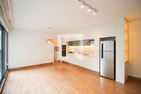 Sala de apartamento para alugar com 2 quartos, 68m² em Indianópolis, São Paulo