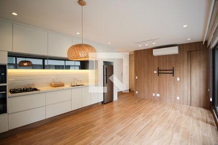 Sala de apartamento para alugar com 2 quartos, 68m² em Indianópolis, São Paulo