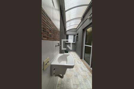 Área de Serviço de apartamento à venda com 2 quartos, 70m² em Paraíso, Santo André