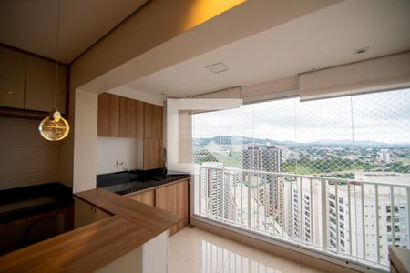 Sala_Cozinha Cojugada de apartamento para alugar com 1 quarto, 48m² em Alphaville Empresarial, Barueri
