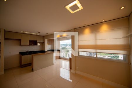 Sala_Cozinha Cojugada de apartamento para alugar com 1 quarto, 48m² em Alphaville Empresarial, Barueri