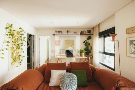 Sala de apartamento para alugar com 1 quarto, 58m² em Pinheiros, São Paulo