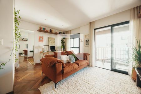 Sala de apartamento para alugar com 1 quarto, 58m² em Pinheiros, São Paulo