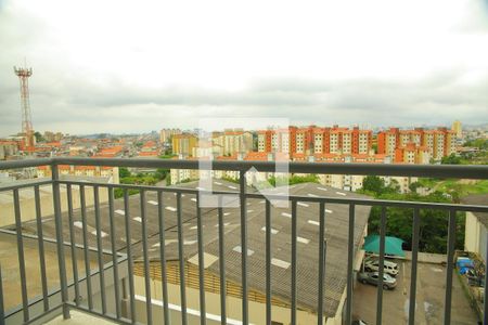 Sacada da Sala  de apartamento para alugar com 2 quartos, 52m² em Jardim Campestre, São Bernardo do Campo