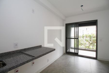 Sala e Cozinha de apartamento para alugar com 1 quarto, 34m² em Cerqueira César, São Paulo