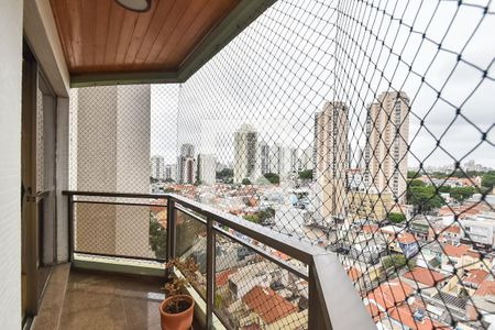 Varanda da sala de apartamento à venda com 4 quartos, 174m² em Ipiranga, São Paulo