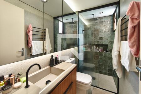 Banheiro Suíte de apartamento à venda com 3 quartos, 92m² em Vila Proost de Souza, Campinas