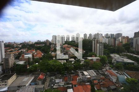 sala  vista de apartamento à venda com 2 quartos, 142m² em Butantã, São Paulo