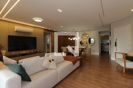 Sala de apartamento à venda com 3 quartos, 120m² em Jardim, Santo André