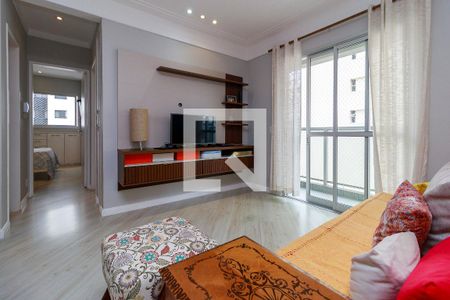 Sala de apartamento à venda com 2 quartos, 64m² em Brooklin Novo, São Paulo