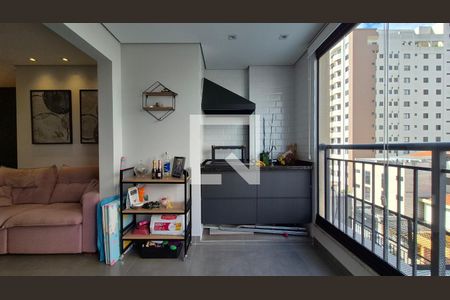 Sala de apartamento para alugar com 2 quartos, 64m² em Campestre, Santo André