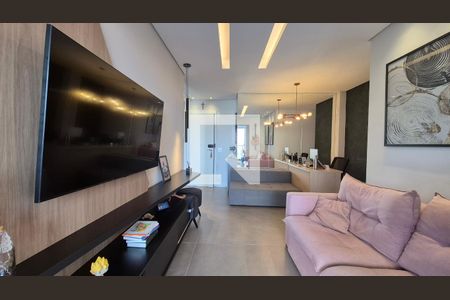 Sala de apartamento para alugar com 2 quartos, 64m² em Campestre, Santo André