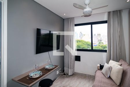 Sala / Cozinha de apartamento à venda com 1 quarto, 25m² em Bela Vista, São Paulo