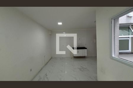 Sala - Sala de Jantar de apartamento à venda com 2 quartos, 48m² em Vila Linda, Santo André