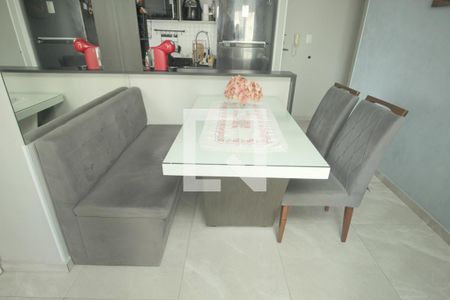 Sala de Jantar de apartamento à venda com 2 quartos, 48m² em Parque Jaçatuba, Santo André