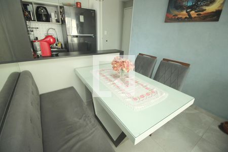 Sala de Jantar de apartamento à venda com 2 quartos, 48m² em Parque Jaçatuba, Santo André