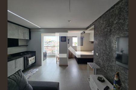Sala e Cozinha integrada  de apartamento para alugar com 1 quarto, 34m² em Vila Galvão, Guarulhos