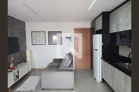 Sala e Cozinha integrada  de apartamento para alugar com 1 quarto, 34m² em Vila Galvão, Guarulhos