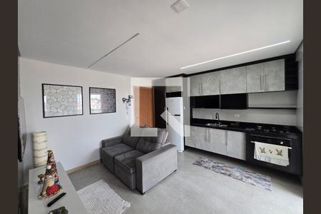 Sala e Cozinha integrada  de apartamento para alugar com 1 quarto, 34m² em Vila Galvão, Guarulhos