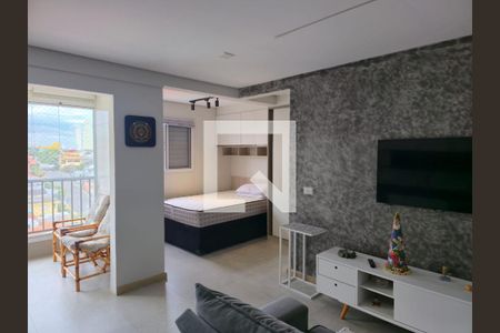 Sala e Cozinha integrada  de apartamento para alugar com 1 quarto, 34m² em Vila Galvão, Guarulhos