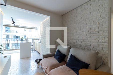 Sala de Estar de apartamento para alugar com 2 quartos, 67m² em Jardim Paraíso, São Paulo