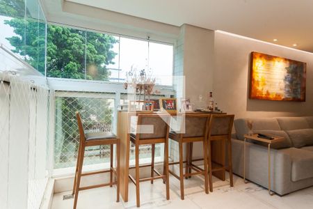 Varanda da Sala de apartamento à venda com 3 quartos, 134m² em Sion, Belo Horizonte