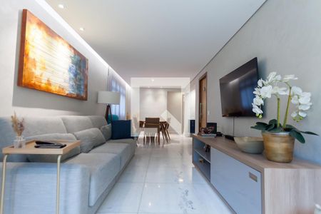 Sala de TV de apartamento à venda com 3 quartos, 134m² em Sion, Belo Horizonte