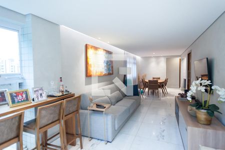 sala de apartamento à venda com 3 quartos, 134m² em Sion, Belo Horizonte