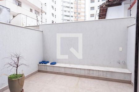 area externa da suite de apartamento à venda com 3 quartos, 134m² em Sion, Belo Horizonte