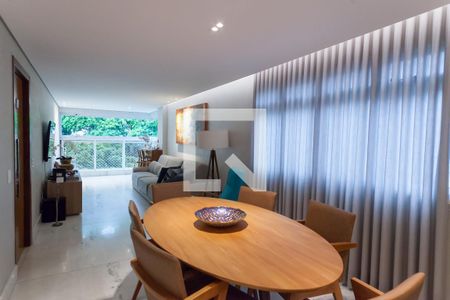 sala de apartamento à venda com 3 quartos, 134m² em Sion, Belo Horizonte