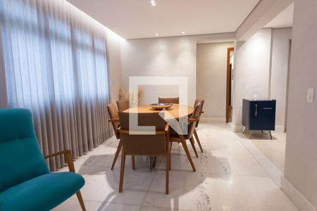 Sala de Jantar de apartamento à venda com 3 quartos, 134m² em Sion, Belo Horizonte